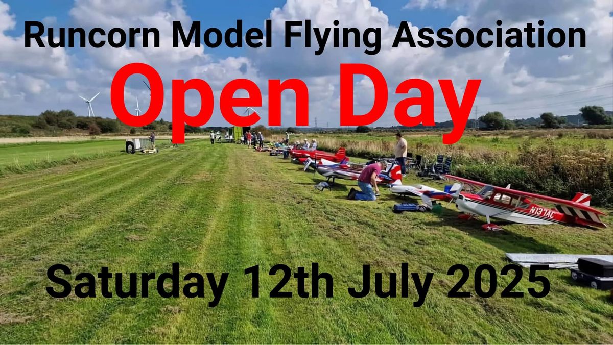 Runcorn Model Flying Association Open Day Saturday 12th July 