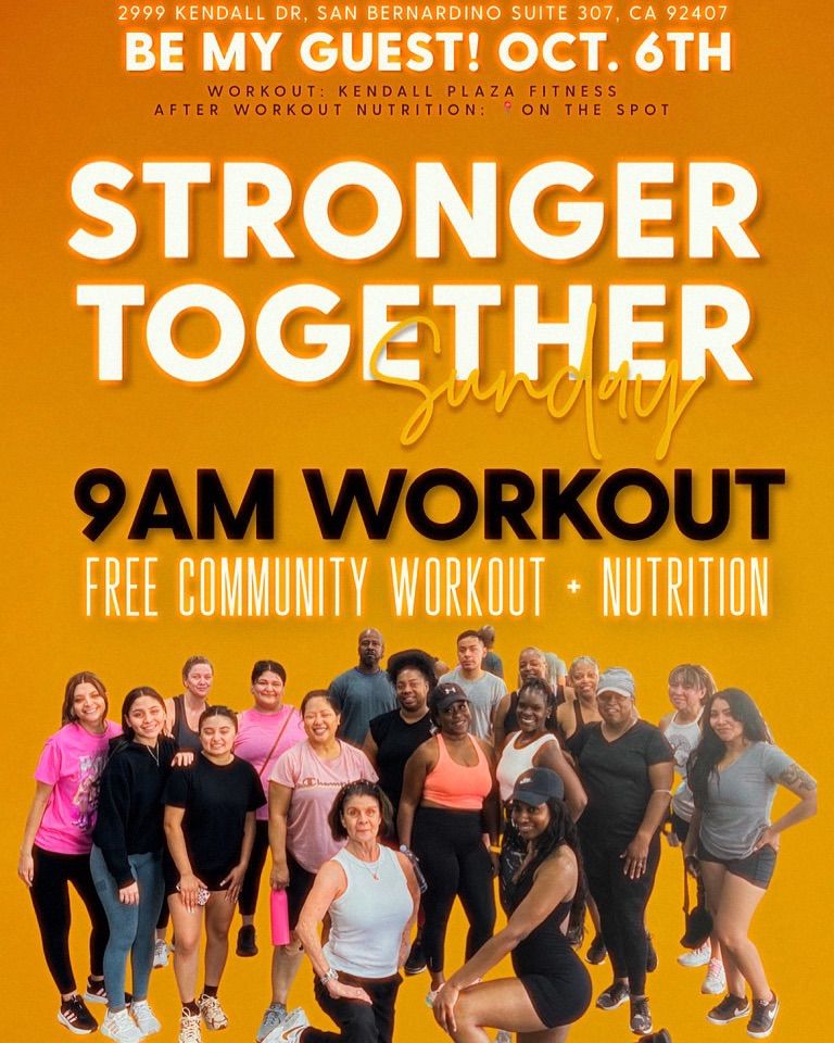 STRONGER TOGETHER Community Workout