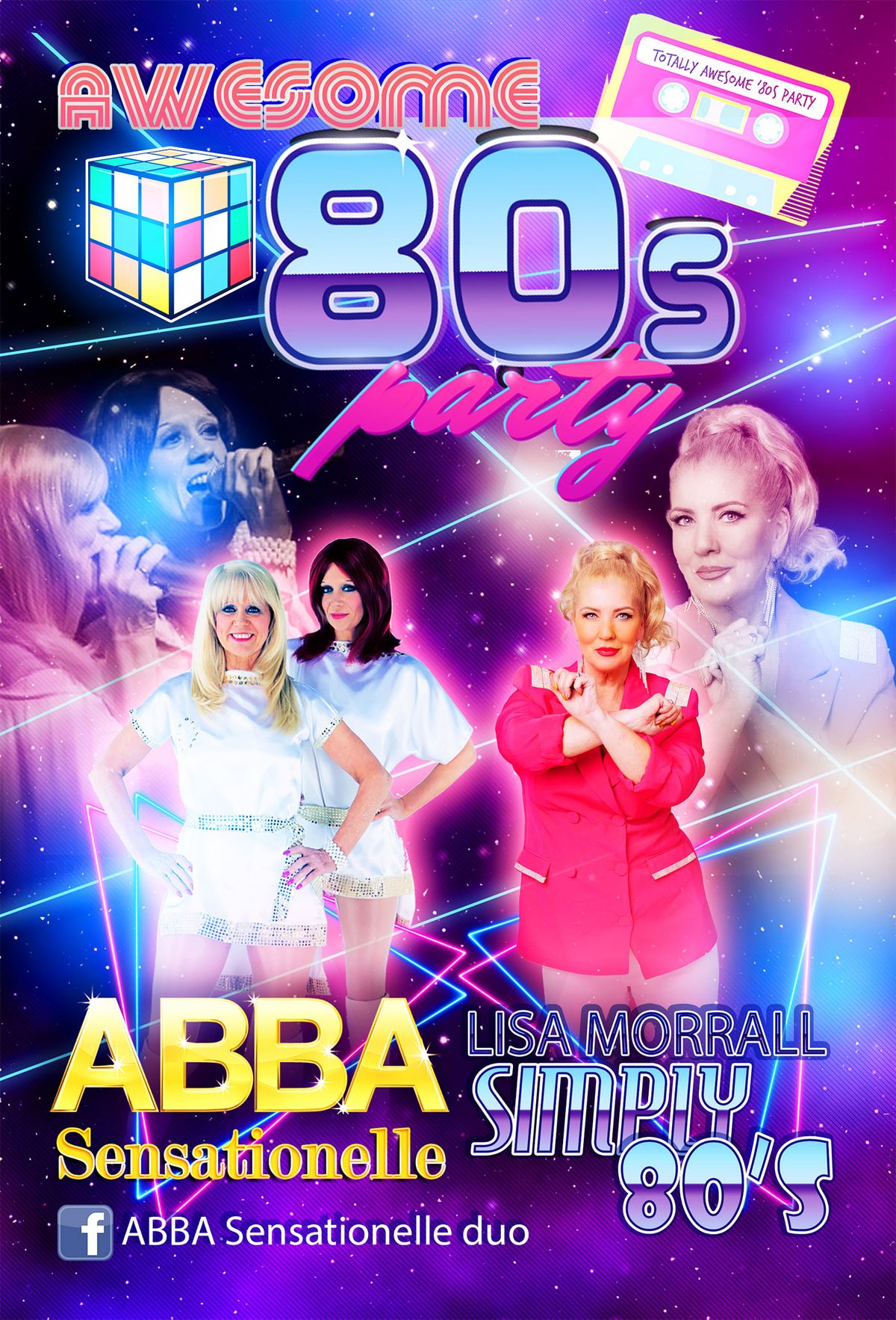 ABBA Sensationelle duo Simply 70s &80s by Lisa Morrall