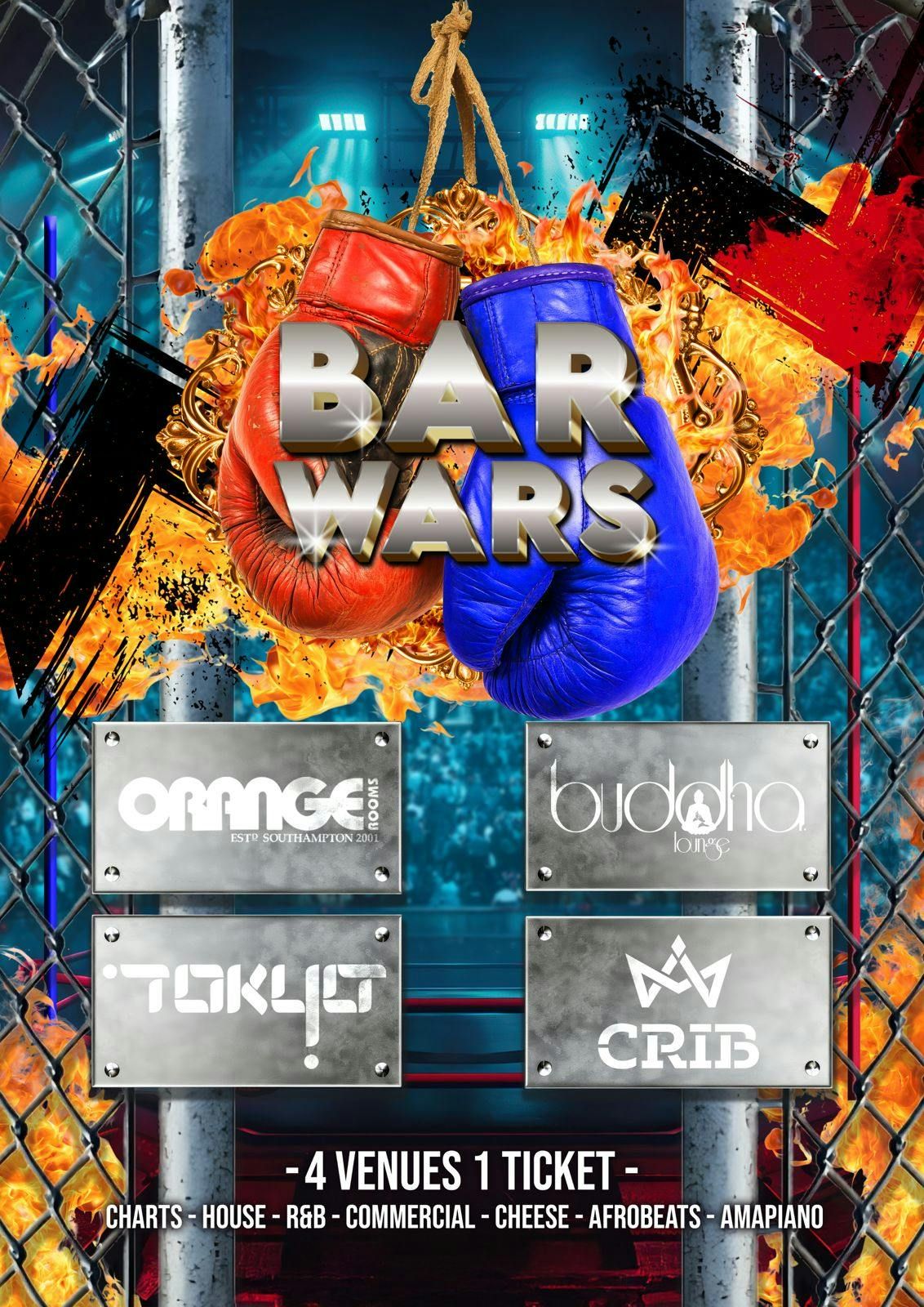 \u274c\u274cBAR WARS 4 VENUES 1 TICKET\u274c\u274c