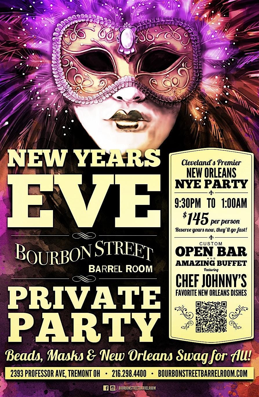 The Bourbon Street Barrel Room New Years Eve Party!
