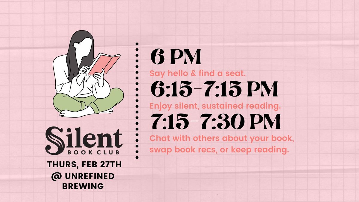 Silent Book Club at Unrefined Brewing