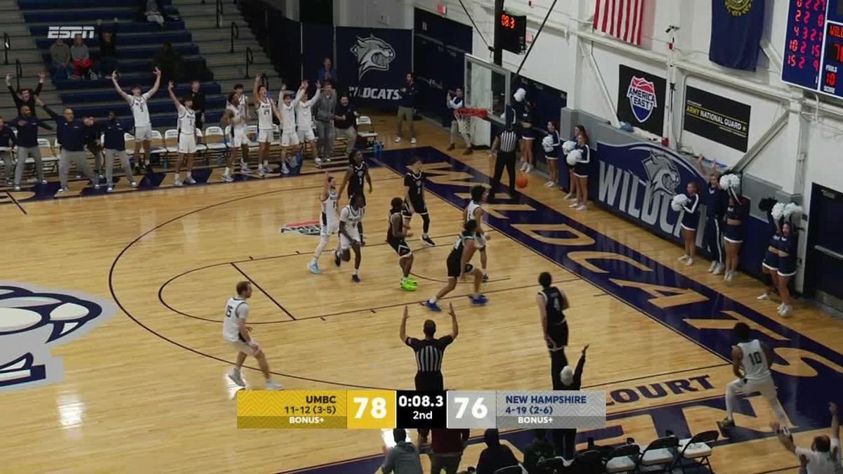 New Hampshire Wildcats at UMBC Retrievers Mens Basketball