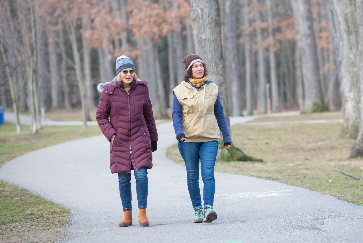 Warm Beverage and a Walk