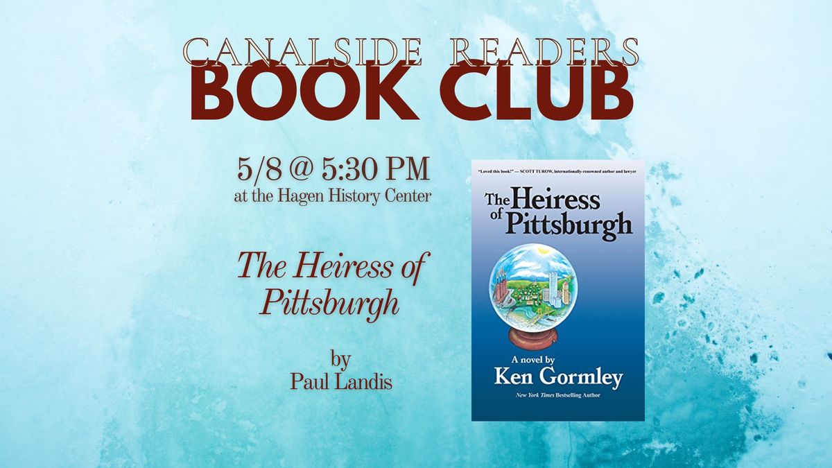 Canalside Readers Book Club - May Meeting