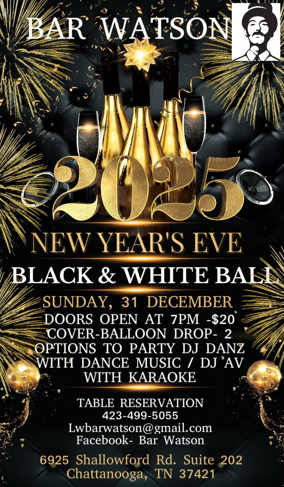 NEW YEARS EVE Black & White Ball