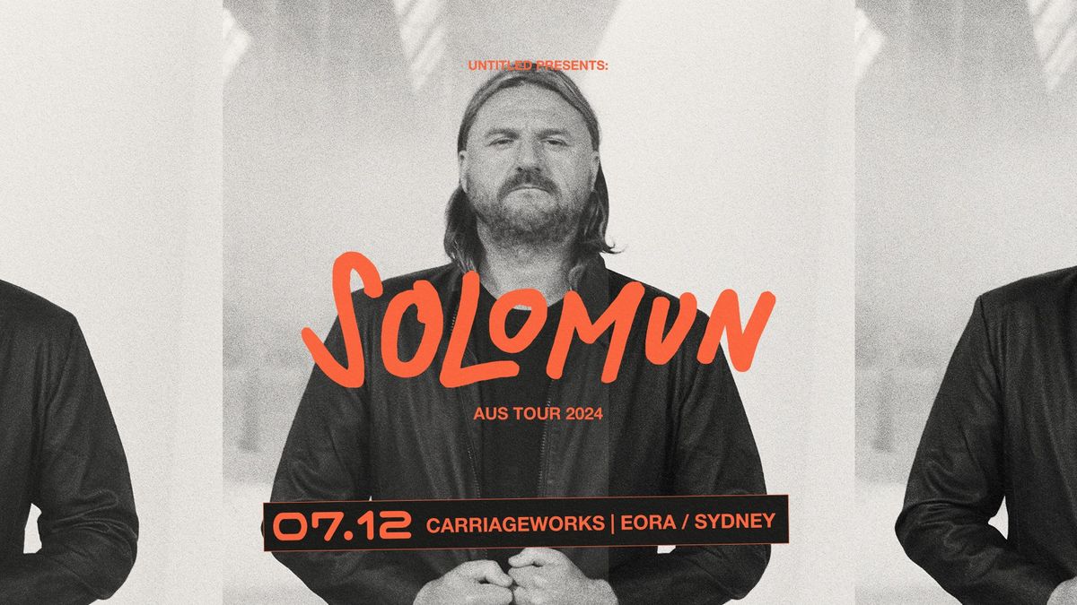 Solomun \u2014 Australia 2024 | Eora (Sydney) [NEW SHOW]