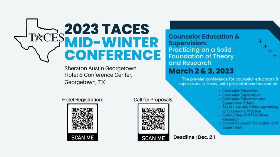 2023 TACES MIDWINTER CONFERENCE, Sheraton Austin Hotel