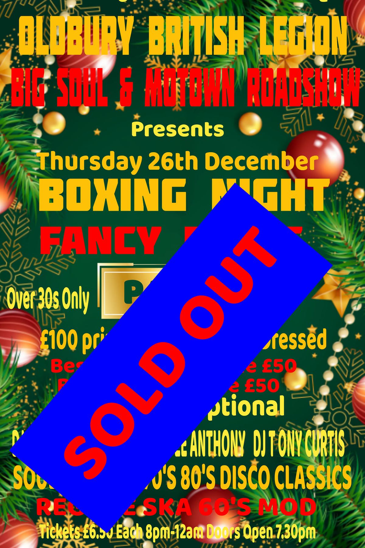 BOXING NIGHT DANCE PARTY 