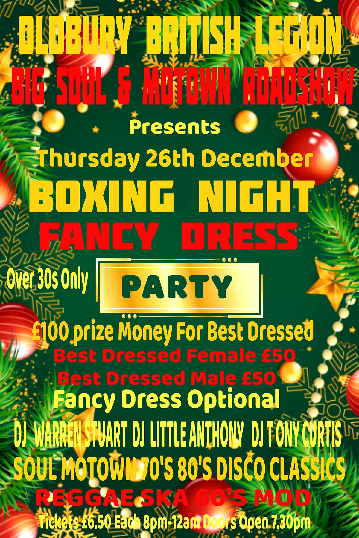 BOXING NIGHT DANCE PARTY 