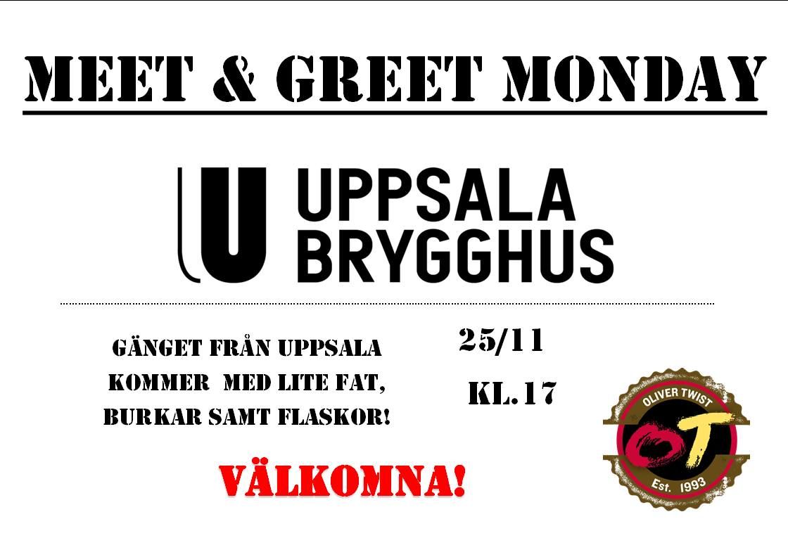 Meet&Greet Monday med Uppsala!