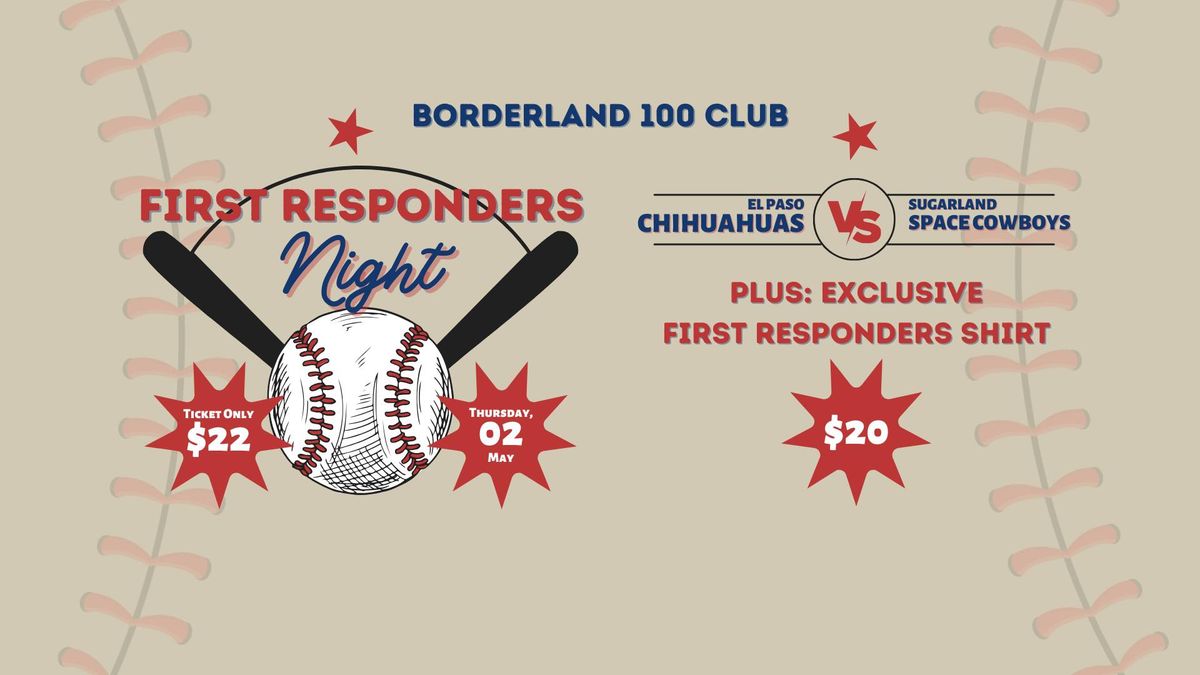 First Responders Night with El Paso Chihuahuas