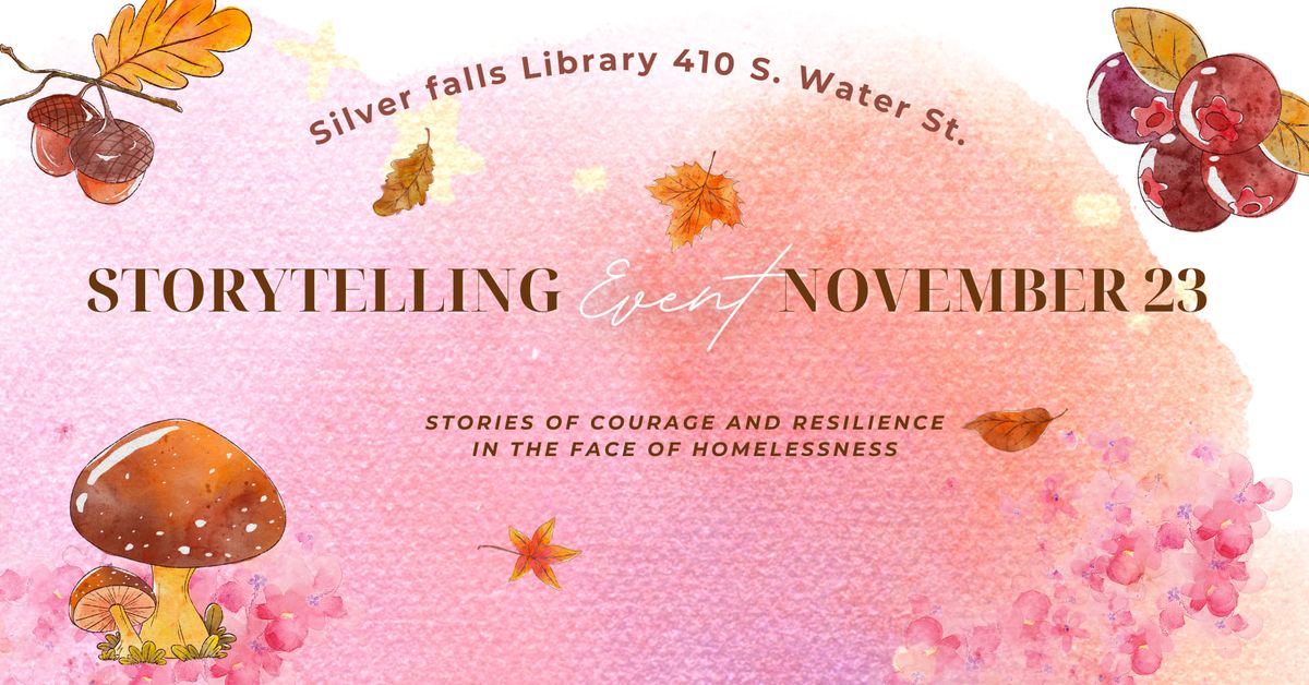 Sheltering Silverton Storytelling Event-Autumn Edition 