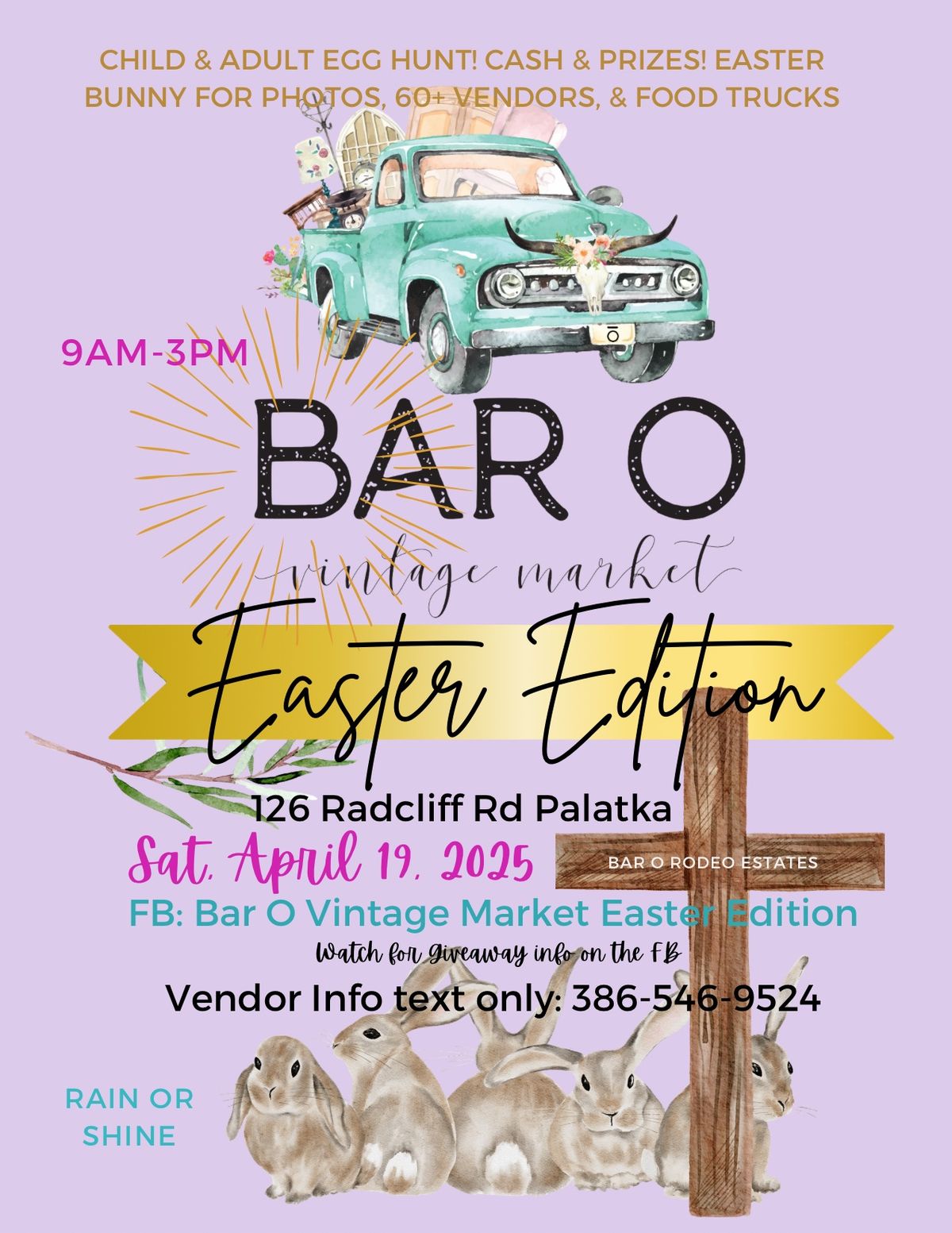 Bar O Vintage Market - Easter Edition 