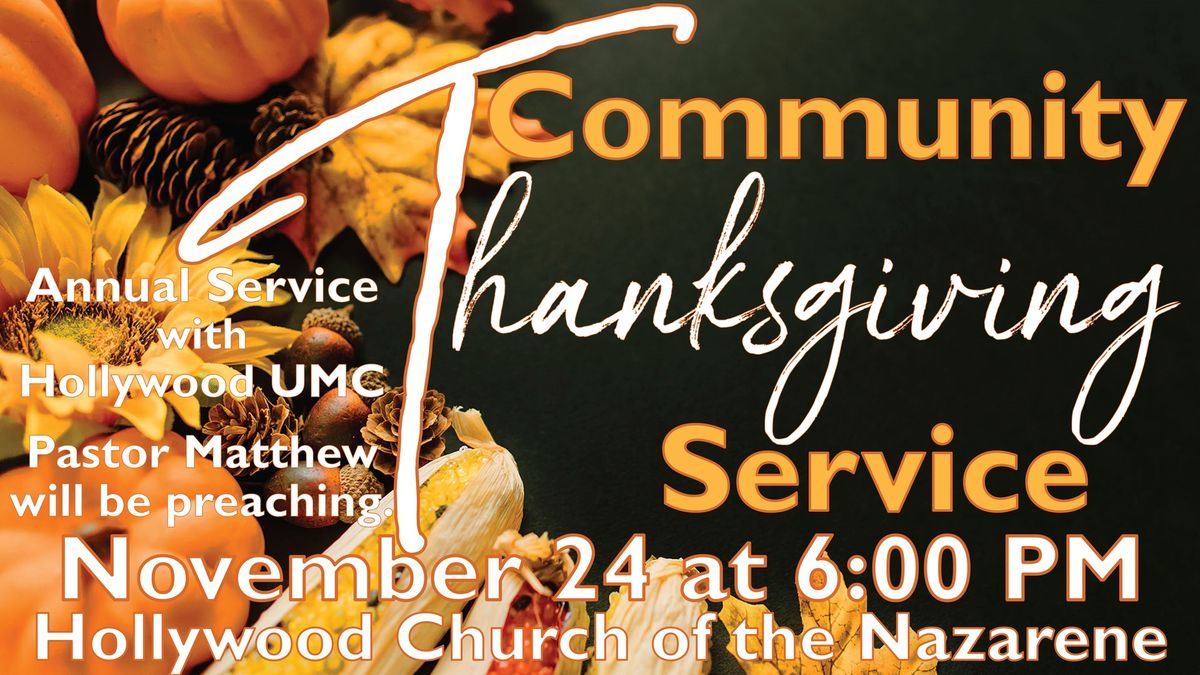 Community Thanksgiving Service