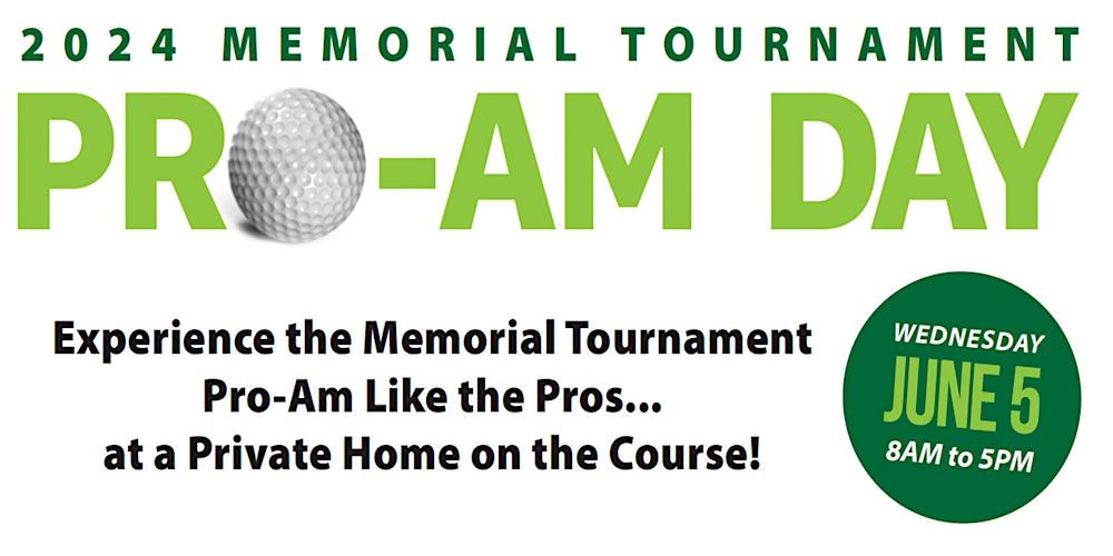 2024 Memorial Tournament Pro-Am Day Fundraiser