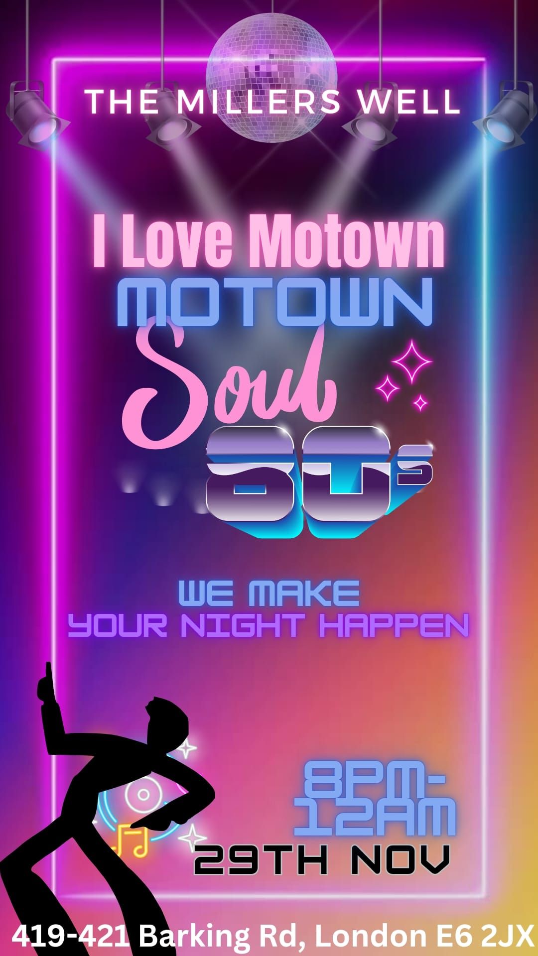 Motown Soul 80s Night at The Millers Well