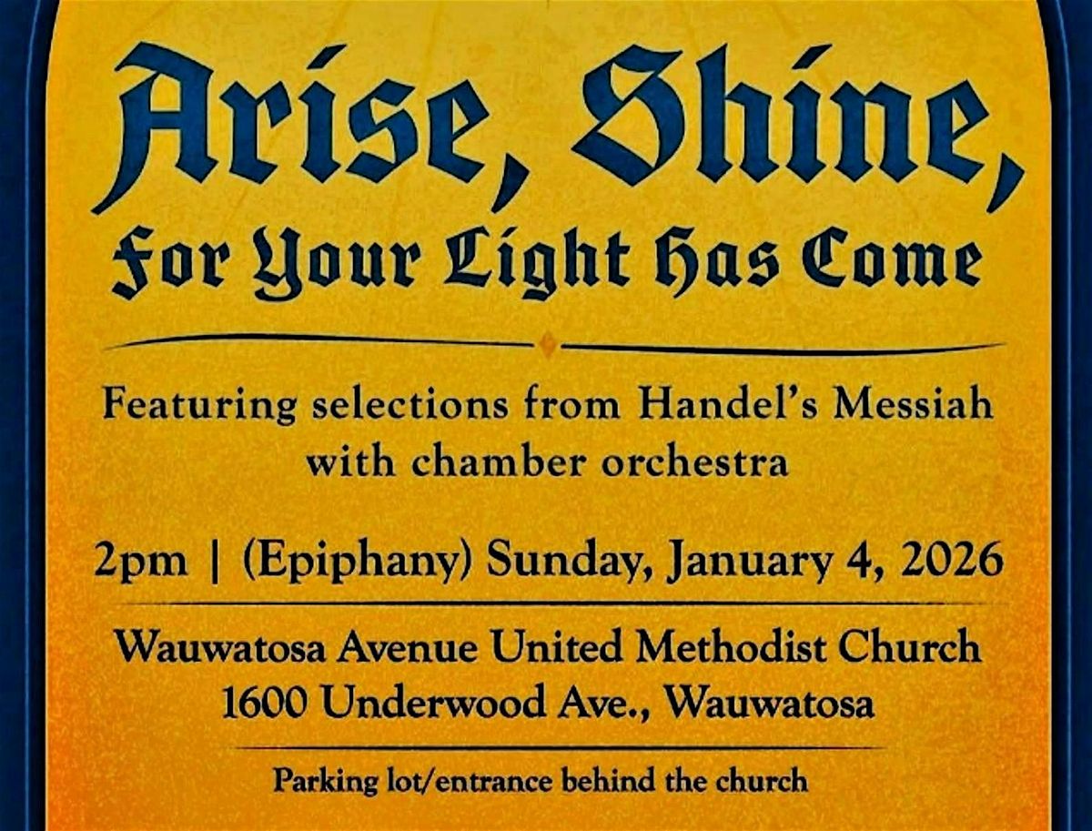 Arise Shine BCC January 2026 Epiphany Concert