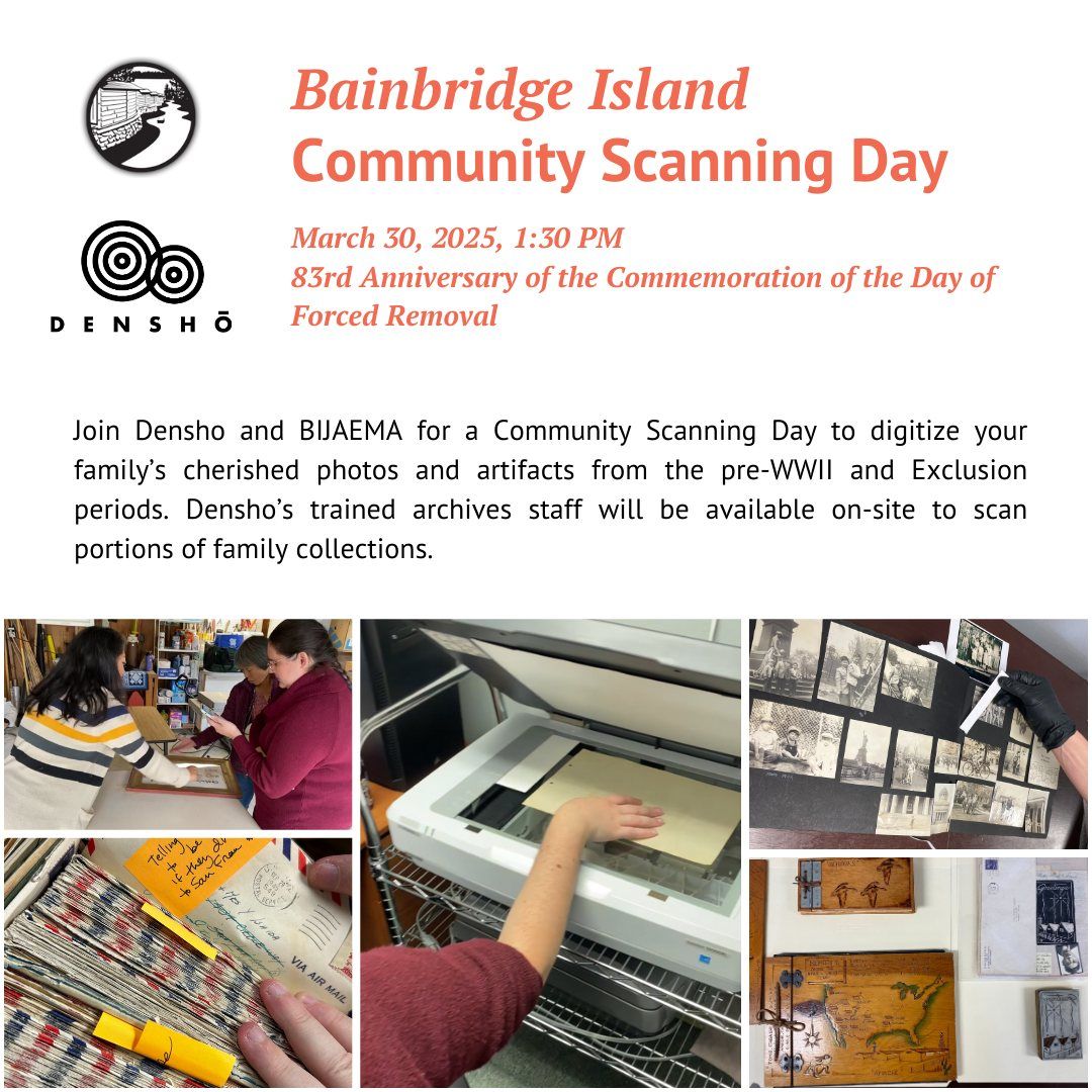 Join Us for Densho\u2019s First Community Scanning Day on Bainbridge Island!