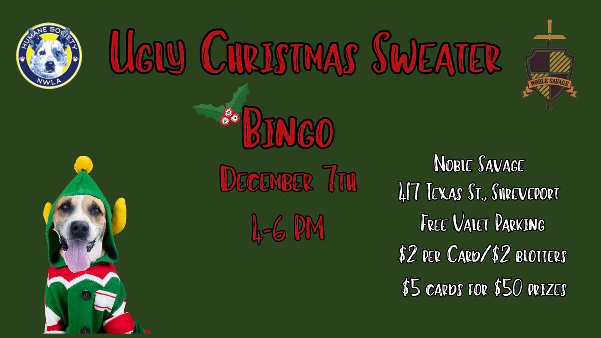 HSNWLA Ugly Sweater Bingo