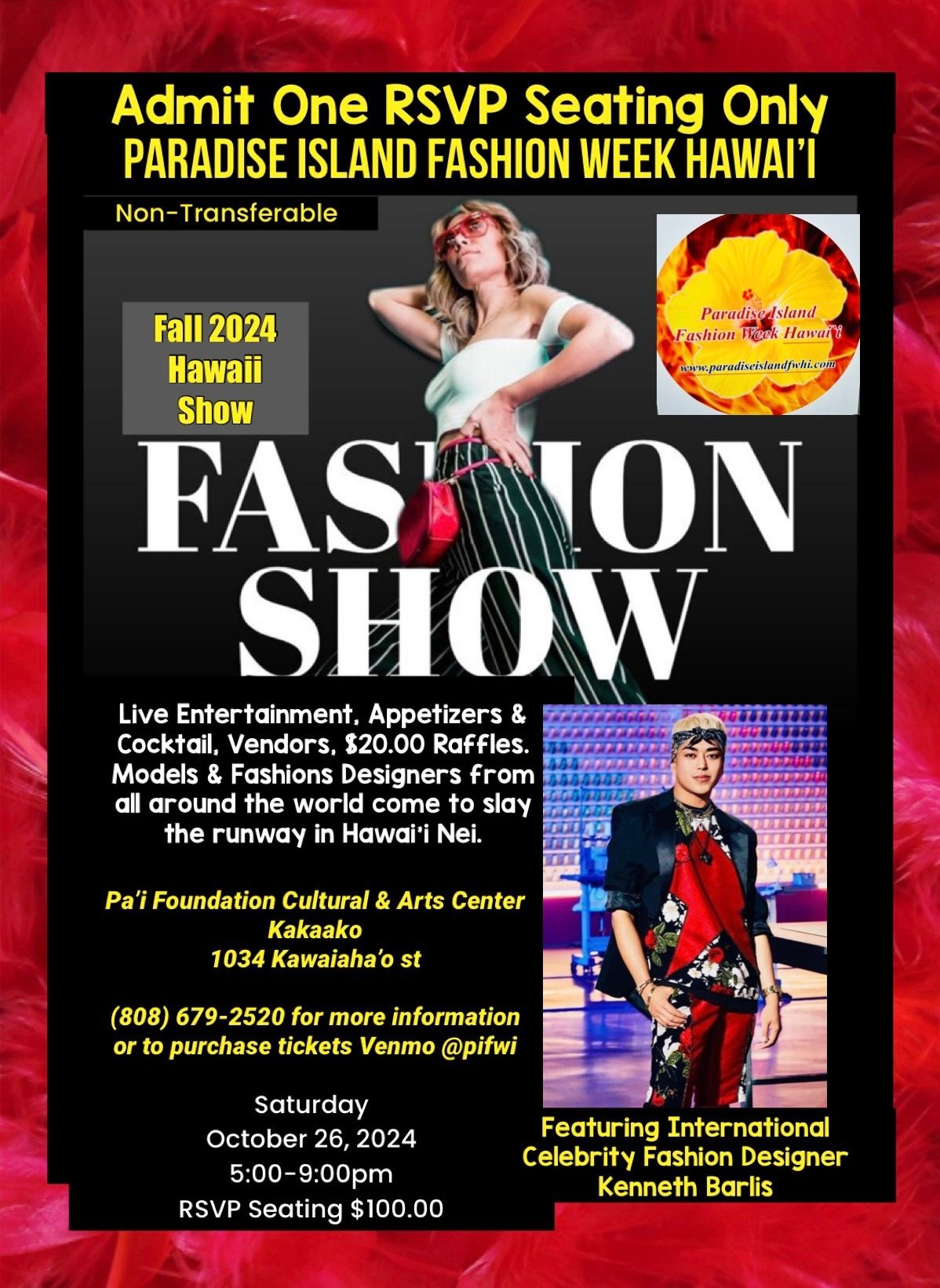 Paradise Island Fashion Week Hawai\u2019i Exclusive Season Charity Fashion Show 2024