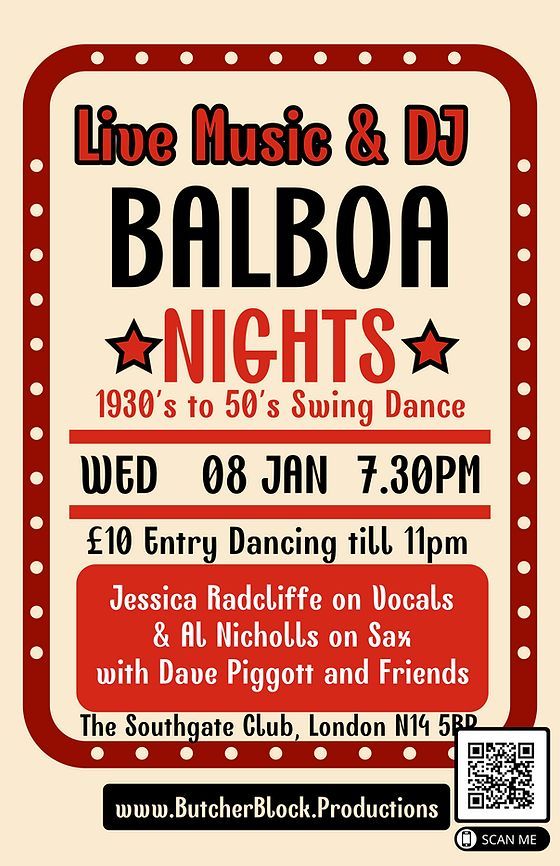 LIVE BAND & DJ @ BALBOA NIGHTS 