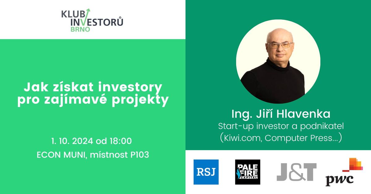 Jak z\u00edskat investory pro zaj\u00edmav\u00e9 projekty