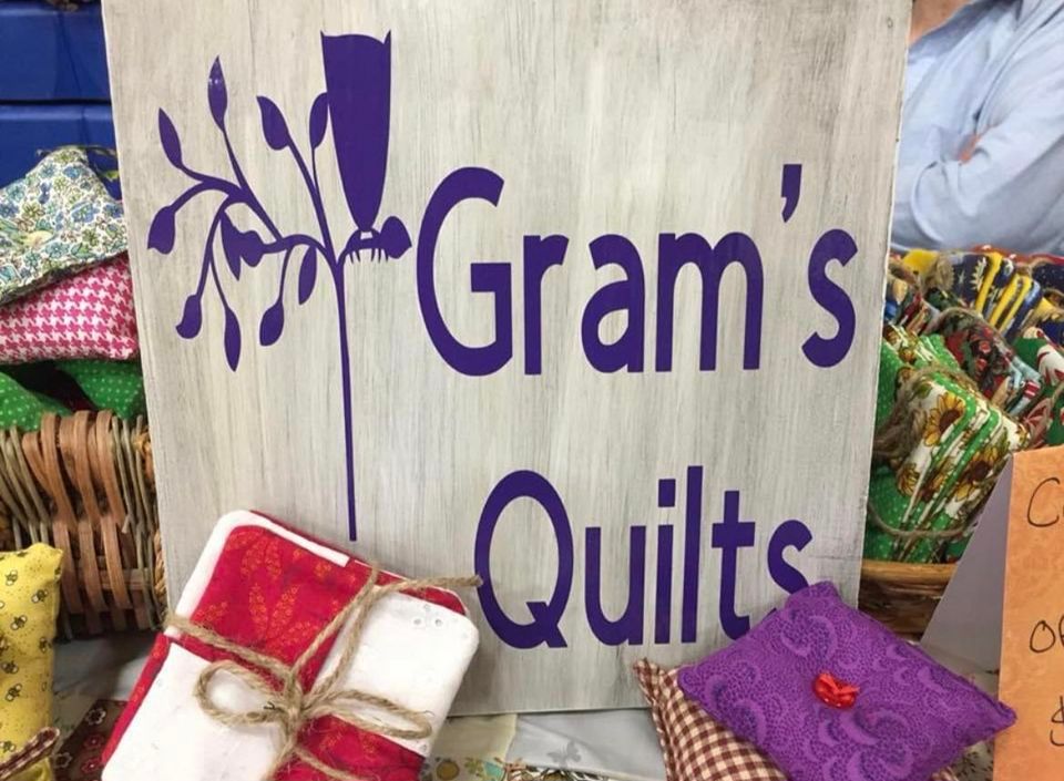 Pop up featuring Gram's Quilts