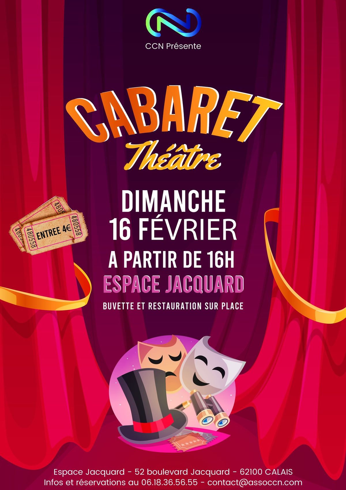 Cabaret Th\u00e9\u00e2tre des Ateliers CCN