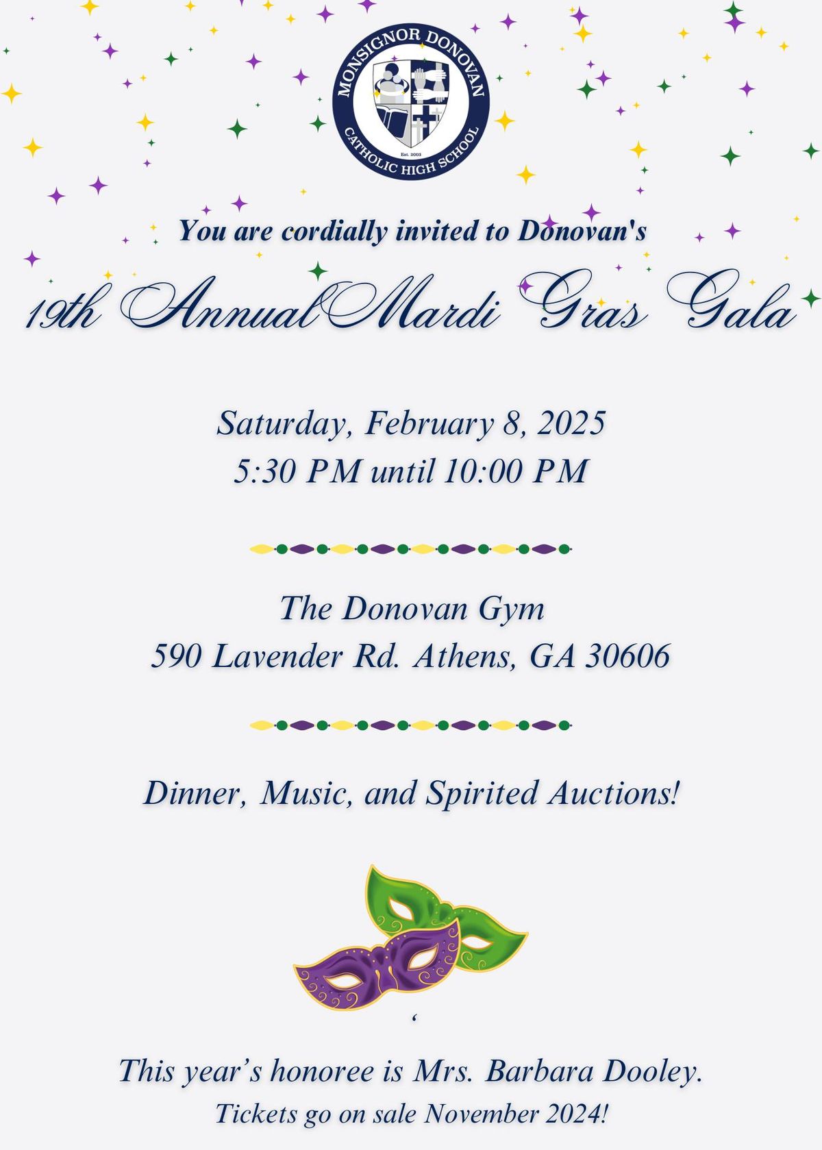 19th Annual Mardi Gras Gala