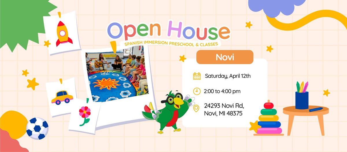 Open House- Bright Loritos | Novi Spanish Immersion Preschool & Classes