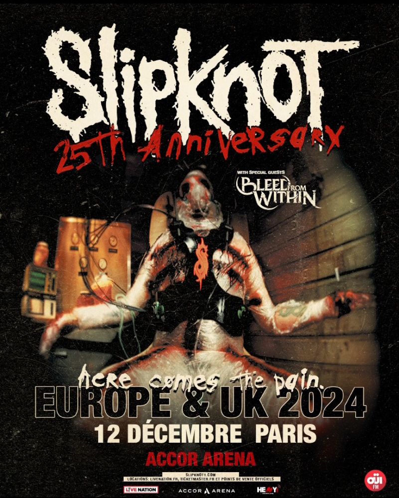 Slipknot - 25th Anniversary Tour - Accor Arena - Paris