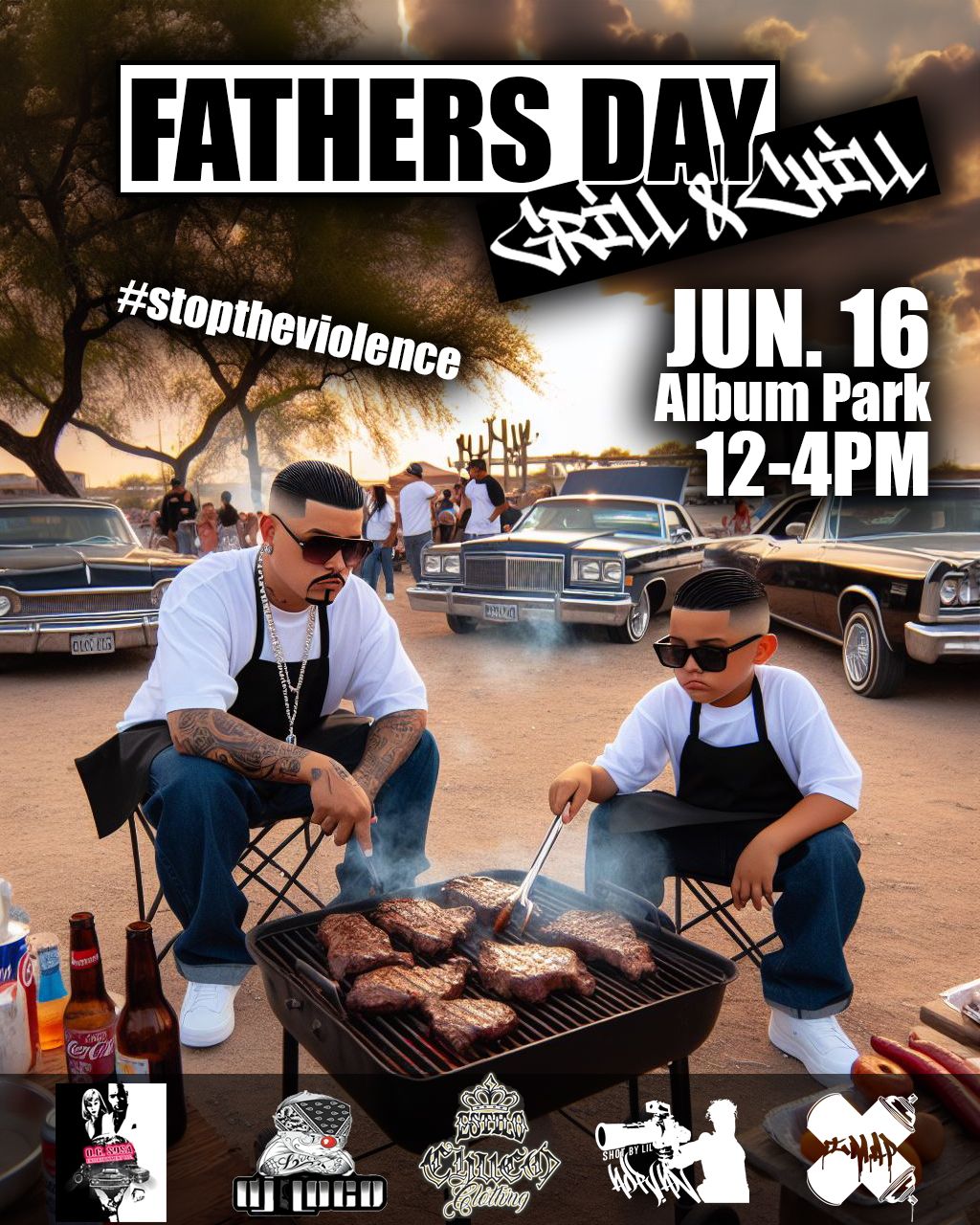 FATHERS DAY GRILL AND CHILL - JUN 16th AT Album Park, El Paso Texas