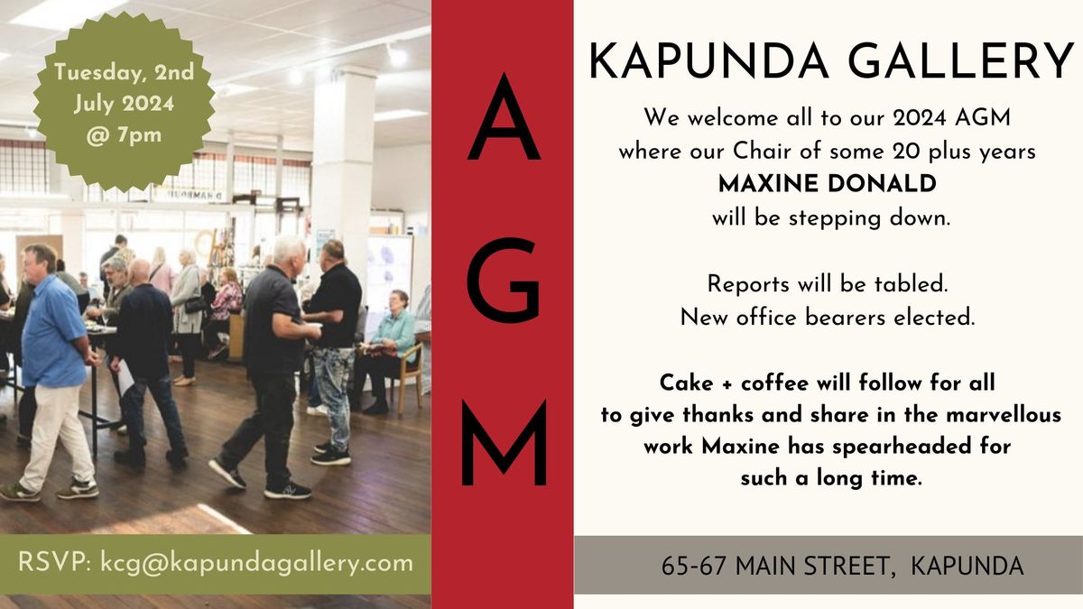Kapunda Gallery AGM