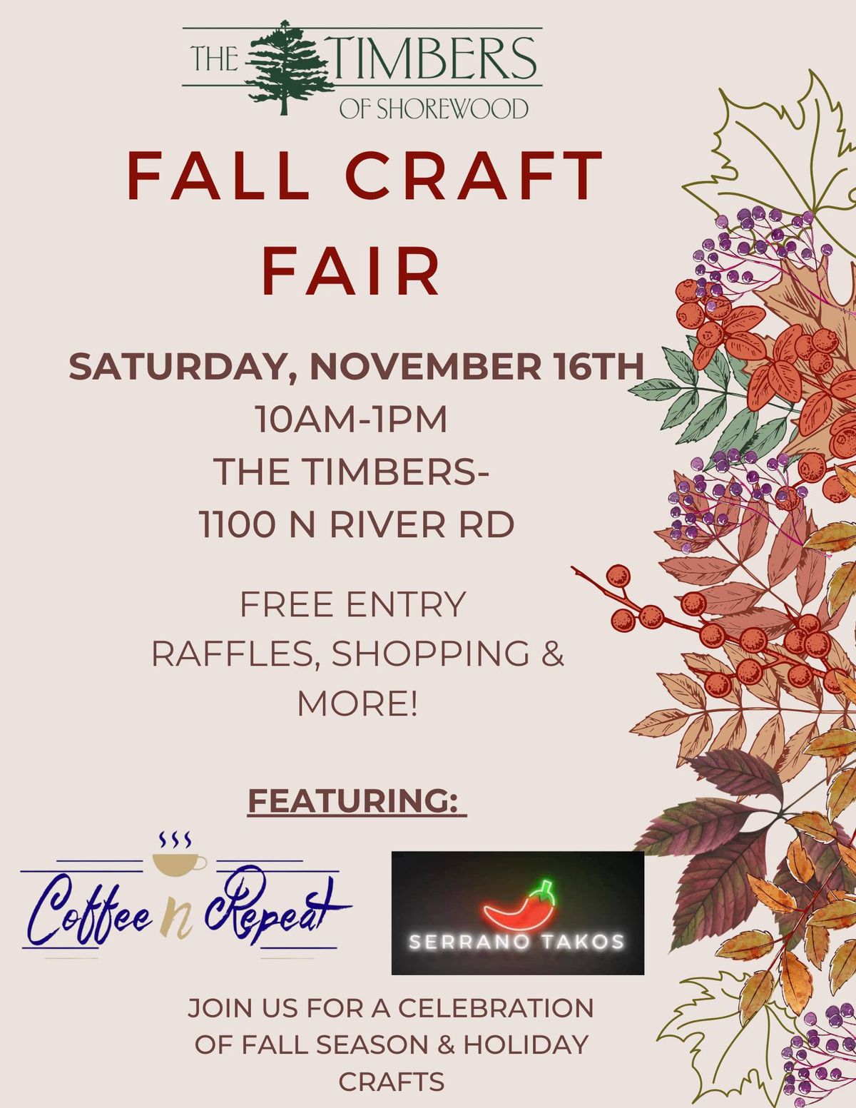 Timbers' Fall Craft Fair