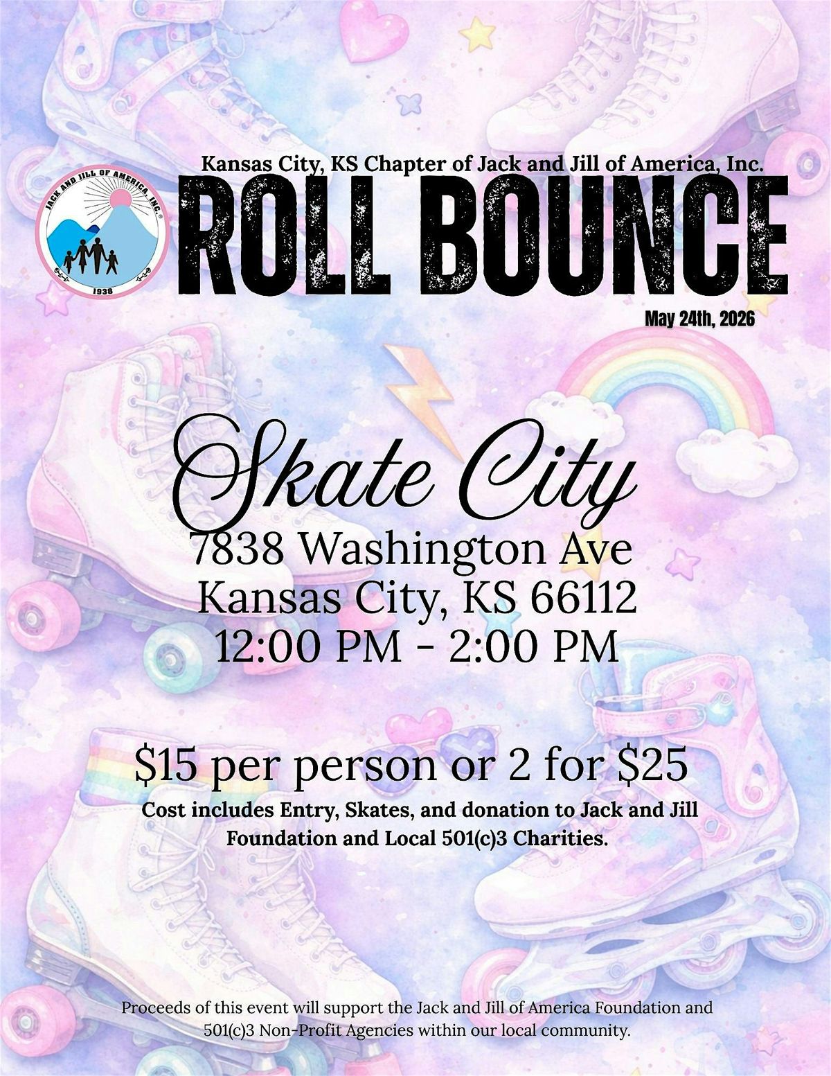 Roll Bounce -KCK Jack and Jill of America Skate Fundraiser