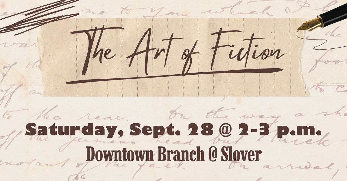 ODU's Writers in Community Presents: The Art of Fiction