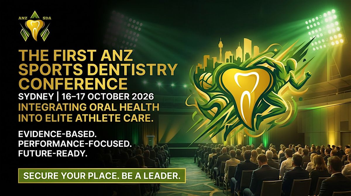 ANZ SDA: The Inaugural Sports Dentistry Conference 2026