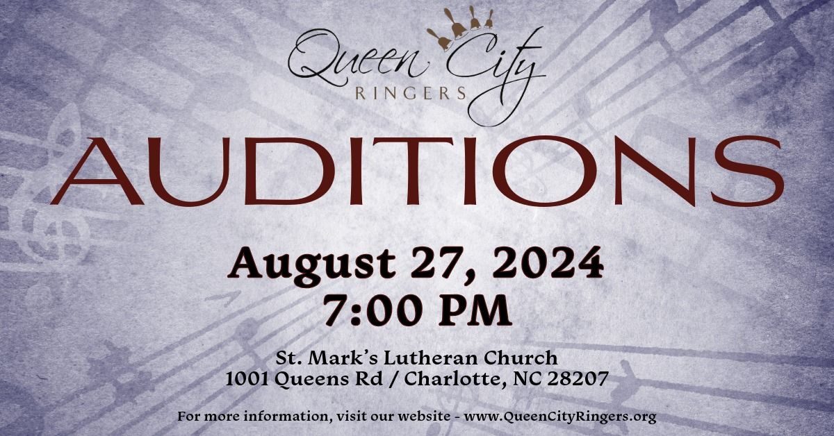 Queen City Ringers Auditions - 2024-2025 Season