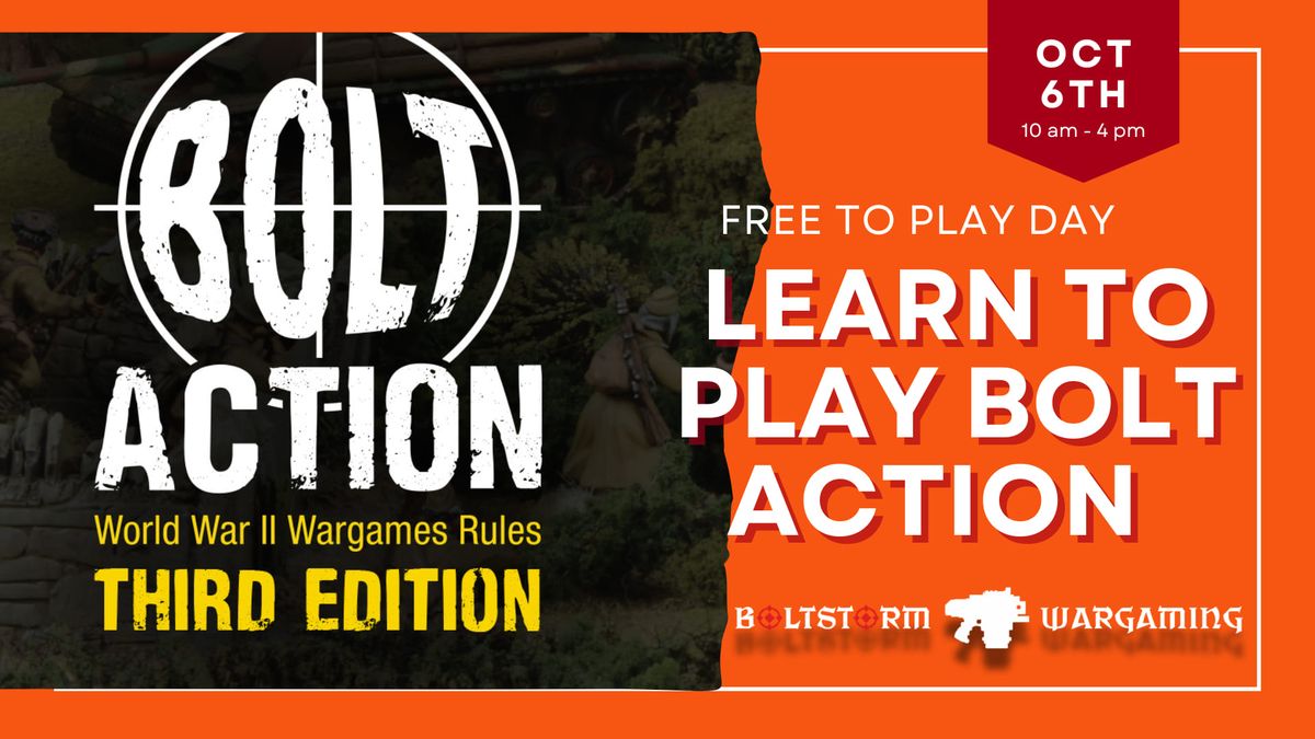 Learn to play Boltaction 3rd Edition - Free to play day