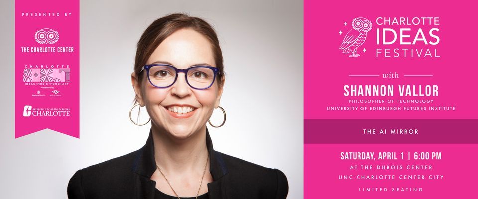 The Ai Mirror With Shannon Vallor Charlotte Ideas Festival The