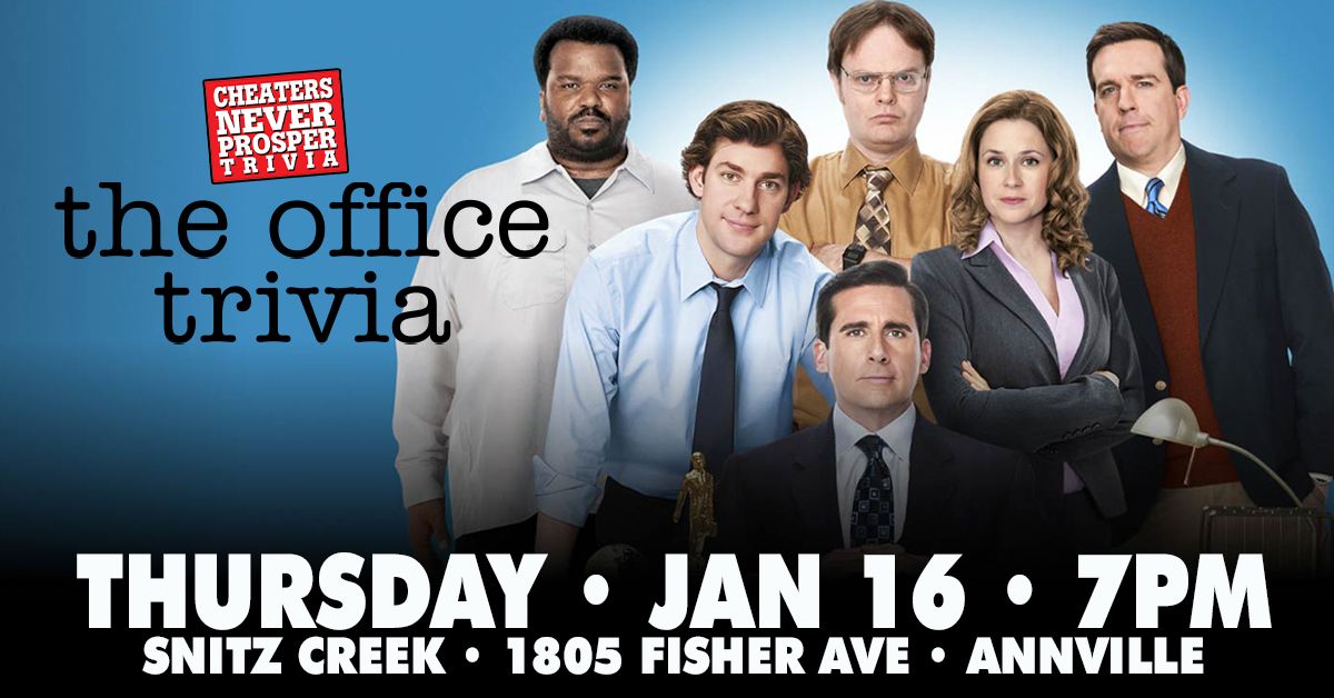 The Office Trivia at Snitz Creek Brewery - Annville