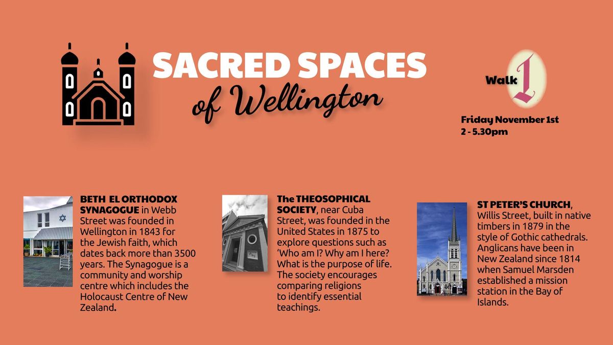 Walk One - Sacred Spaces of Wellington