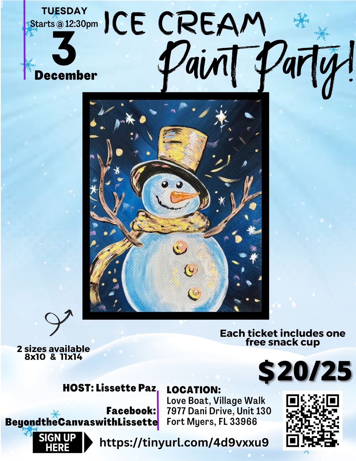 Ice Cream Paint Party @ Love Boat 