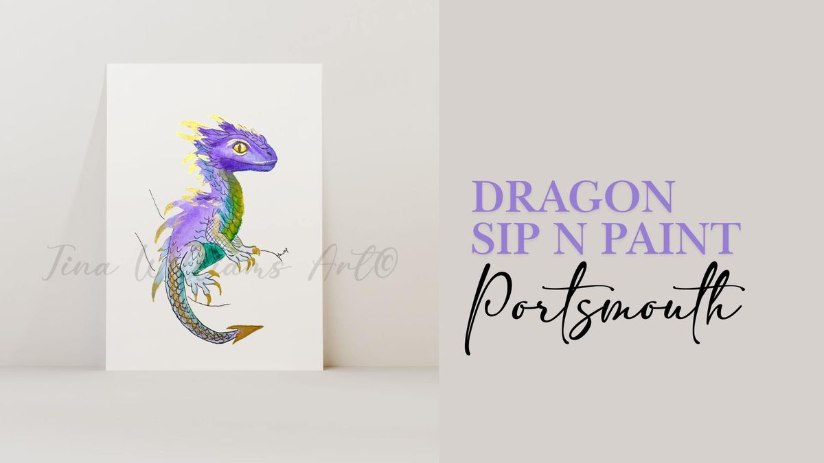 Dragon Sip N Paint Portsmouth 