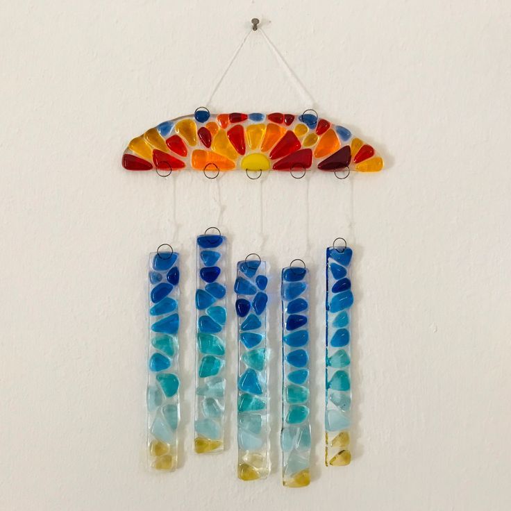 Glass Fusion Wind Chime