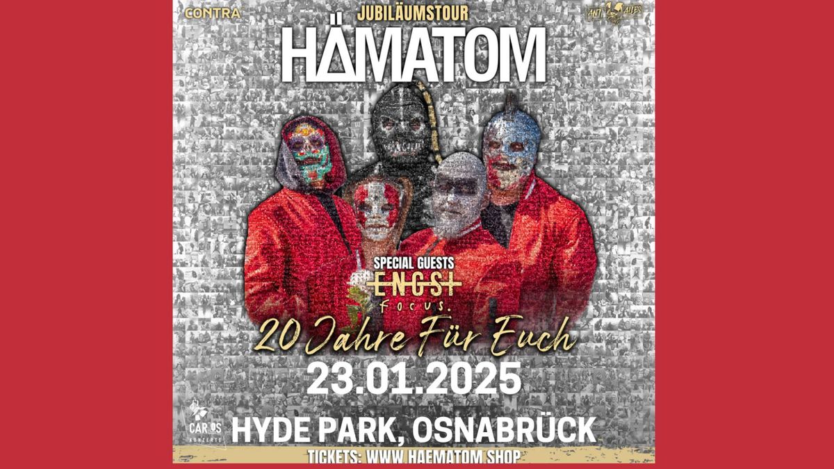 H\u00c4MATOM "20 Jahre F\u00fcr Euch - Jubil\u00e4umstour"