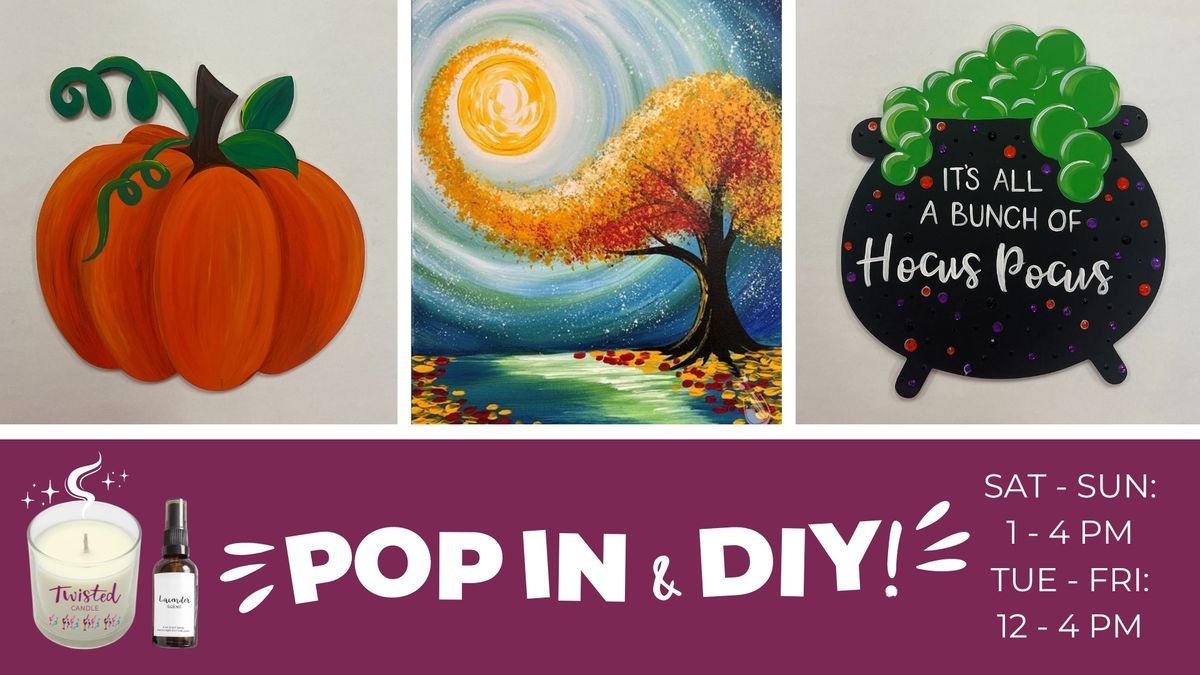 Pop In & DIY - BYOB & Create any project