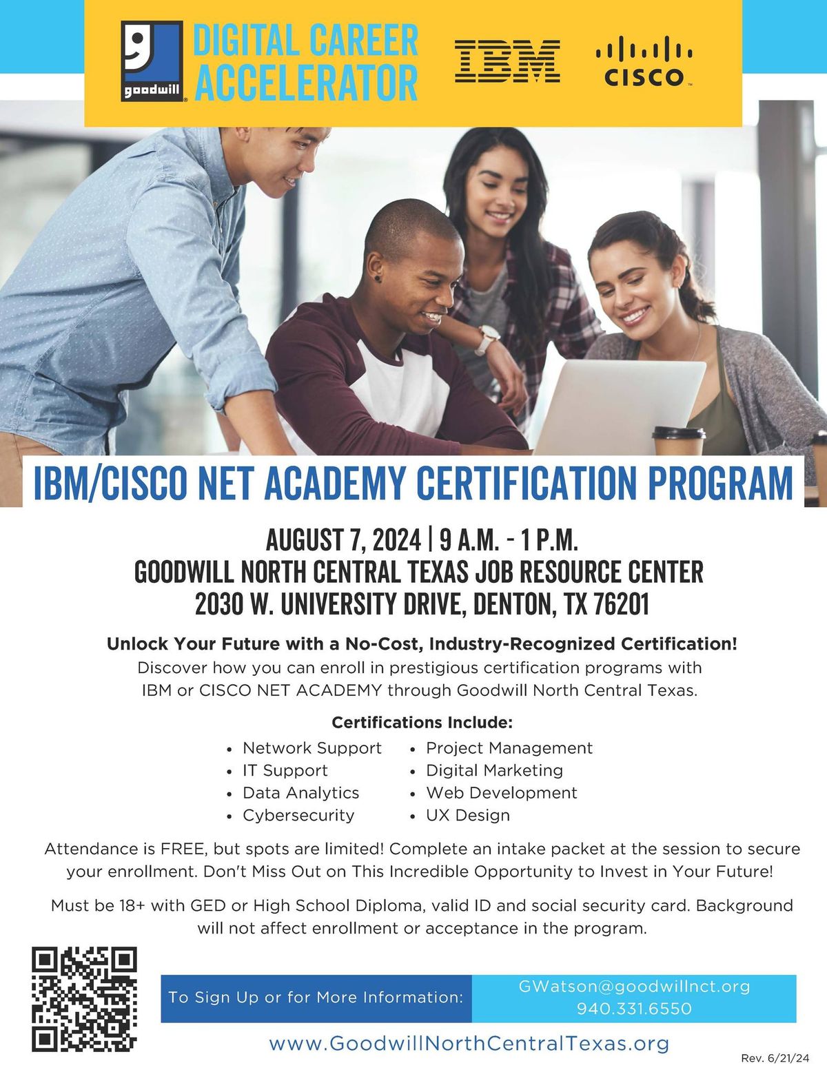 IBM\/CISCO Net Academy Informational Session