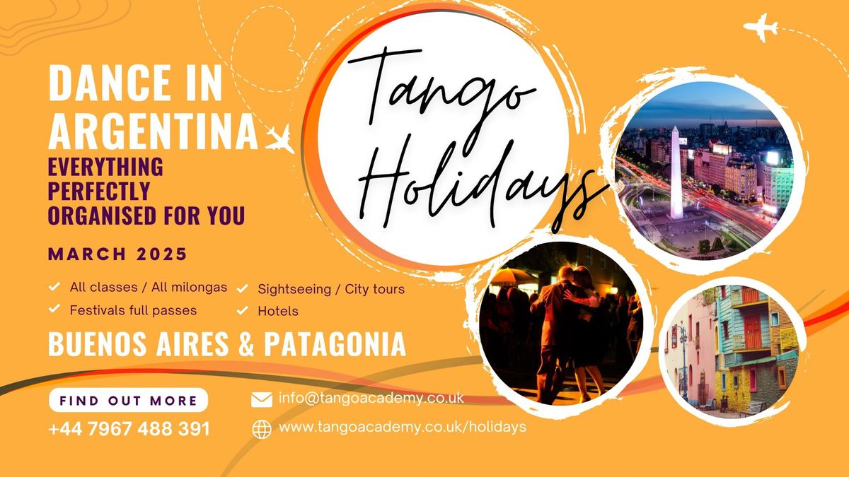 Tango Holidays to Argentina 2025